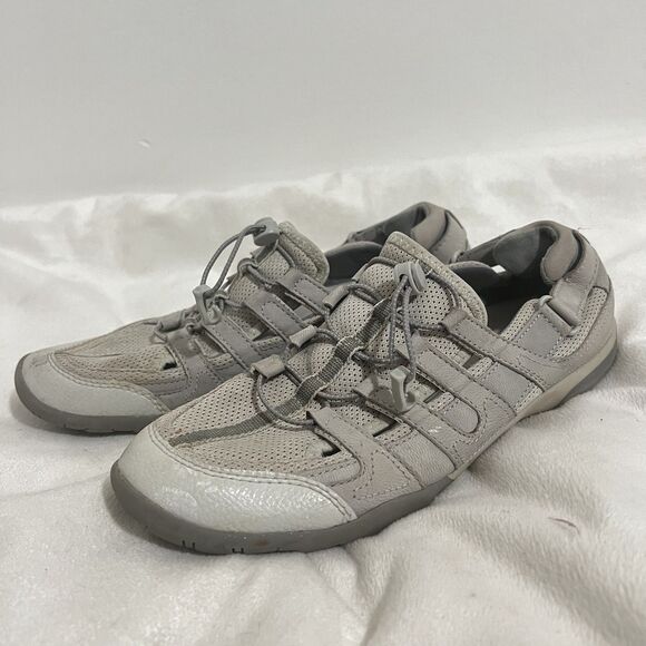 Clarks Unstructured Shoes Womens Size 10 Gray Cushioned Comfort Walking Mesh - Picture 1 of 10